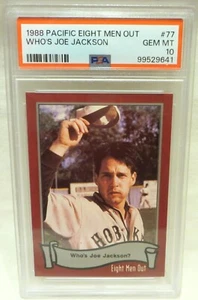 1988 Pacific Eight Men Out Joe Jackson D. B. Sweeney #77 *PSA 10* GEM MINT Pop 1 - Picture 1 of 2