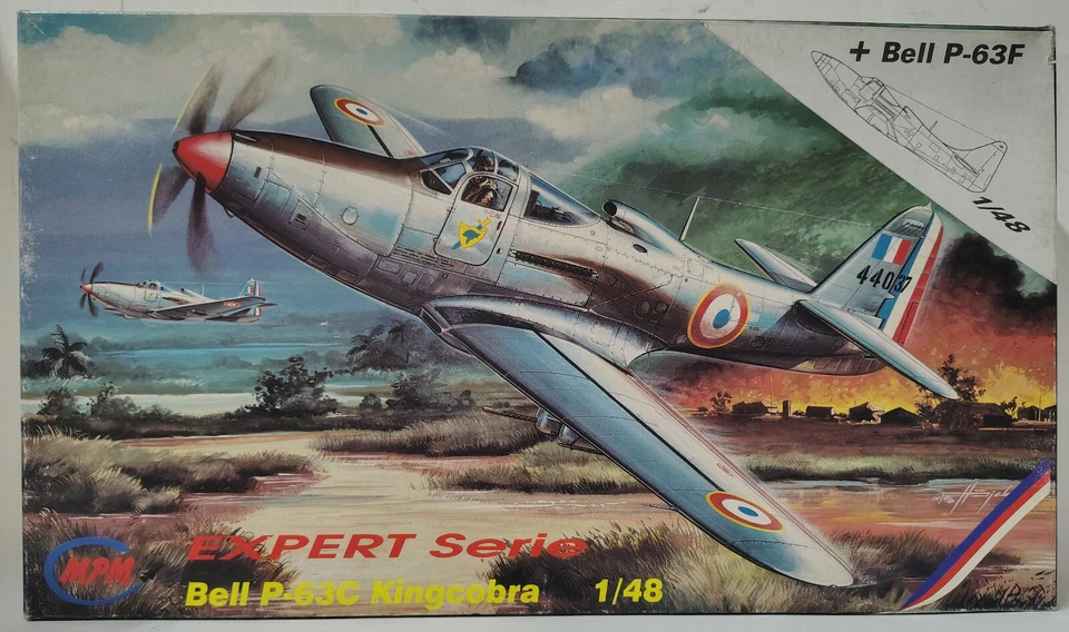 MPM 48033 - BELL P-63 F/C Kingcobra + Bell P-63F - scala 1/48 - Immagine 1 di 2