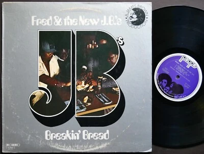 FRED & THE NEW J.B.'S Breakin' Bread LP PEOPLE PE-6604 US 1974 Soul Funk - Image 1 of 2