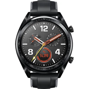 Huawei Watch GT 46mm FTN-B19 schw. Edelstahlgehäuse mit schw. Armband OVP - Bild 1 von 5