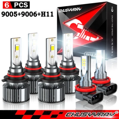 Faro LED utilitario de 4 puertas + bombillas antiniebla para Mitsubishi Outlander 2007-2013 Foto 1 de 4