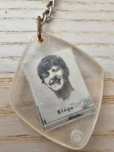 Ringo Starr Star Beatles ISRAELI ONLY MEGA RARE Keychain Keyring Sock Advert - Picture 1 of 3