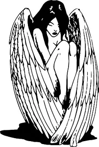 Angel Fairy Wings Women Girl Car Truck Window Vinyl Decal Sticker - Bild 1 von 2