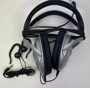 KOSS UR15 UR-15C Stereo Headphones And Earbuds Work Perfect - Picture 1 of 4