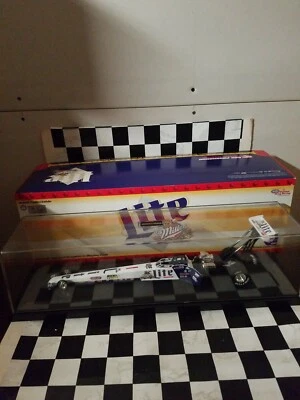 Larry Dixon Jr 1997 Miller Lite NHRA 1:24 Acción Nuevo en Caja 1 de 10.000 en Vitrina Foto 1 de 4