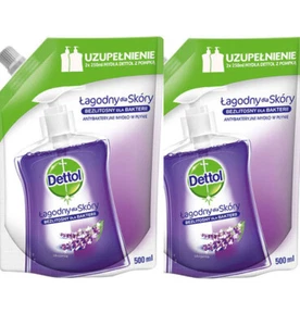 Dettol / Sagrotan Nachfüller Seife Flüssigseife Stark gegen Bakterien 2 x 500 ml - Bild 1 von 3