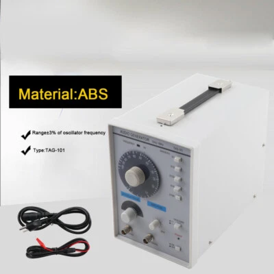 TAG-101 Audio Signal Generator Signal Source Low 10Hz-1MHz Frequency W/Test clip - Image 1 of 4