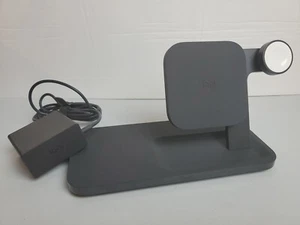 Logitech Powered 3-In-1 Wireless Charging Dock for Apple - Graphite - Picture 1 of 2