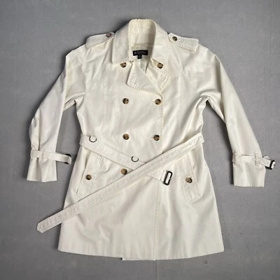 Gabardina Brooks Brothers de colección para mujer talla 6 beige militar con cinturón Foto 1 de 4