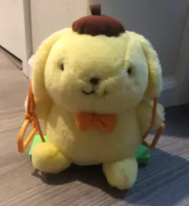 Pompompurin Purin Sanrio Eikoh 1999 Plush 6" Stuffed Toy Doll Japan Swing - Picture 1 of 9