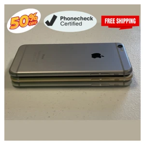 Apple iPhone 6 Gray Silver |64GB 16GB| Factory Unlocked Verizon Att Very Good - Picture 1 of 9