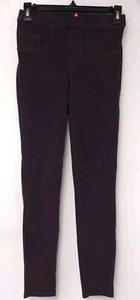 Spanx Jean-ish Ankle Leggings Plum Cotton Blend 20018R Sz XS - Picture 1 of 4