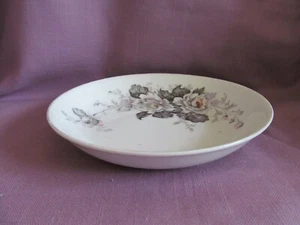 Gold Coast China Soup or Salad Bowl Grey Dahlia Japan Black Grey Pink Floral - Picture 1 of 5