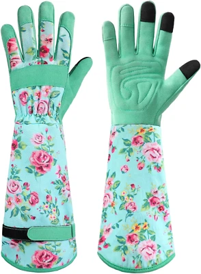 Gardening Gloves for Women Long Sleeve Garden Gloves Ladies Light Protective - Image 1 of 4