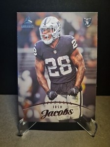 JOSH JACOBS LAS VEGAS RAIDERS NFL PANINI CHRONICLES LUMINANCE 2022
