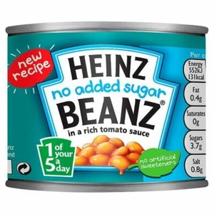 Heinz Beanz No Sugar Added 200g (Pack of 4) - Picture 1 of 1