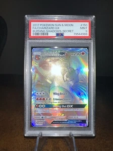 2017 Pokemon Sun & Moon FA Charizard GX Burning Shadows Secret 150/147 PSA 9 - Picture 1 of 1