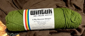 Vintage Roses 3.5 ounce skein green Wintuk yarn - Picture 1 of 2