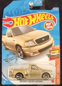 Hot Wheels - '99 Ford F-150 SVT Lightning "Gold" - HW Hot Trucks 1/10 - 2020 - Picture 1 of 1