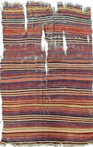 200+ YO Antique wool rug, Kilim rug, Turkish rug, Fragment Rug, rare finds - Picture 1 of 6