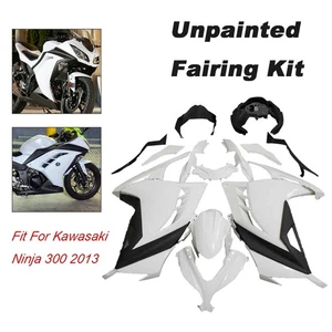 Unpainted Bodywork Fairing Kit Set Cowling Fit For Kawasaki NINJA 300 2013-2017 - Picture 1 of 10