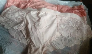 Marilyn Monroe Lingerie 2pk Panty Intimates XL Lace baby Pink + Salmon NWOT - Picture 1 of 19