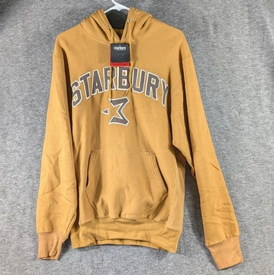 Steve & Barry's Starbury Size XSs Pullover Hoodie Stephon Marbury NBA Gold Brown - Image 1 of 4