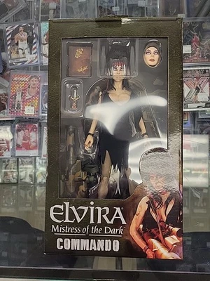 NECA Elvira Commando Mistress of the Dark nueva figura de acción sellada Foto 1 de 4