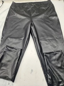 Nagelneue Damen Gap Kunstleder XL Leggings - Bild 1 von 3