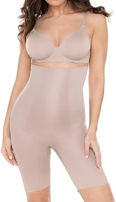 Miraclesuit 裸体超紧肚子控制高腰大腿修身,美国 3X 大号 — 第 1/4 张图片