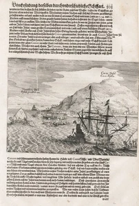 Cocos Island Costa Rica Pacific Ocean Engraving Gottfried Merian 1631 - Picture 1 of 1