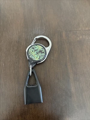 Correa de encendedor retráctil con piedras preciosas para Bic Festival Rave hecha a mano Foto 1 de 4