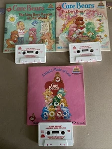 3 Kid Stuff  Care Bears Cassette and Read Along Book - Picture 1 of 8
