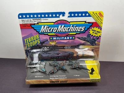 Conjunto de bonecos Micro Machines Military #1 SHADOW SQUAD Terror Troops 1993 Galoob - Imagem 1 de 4