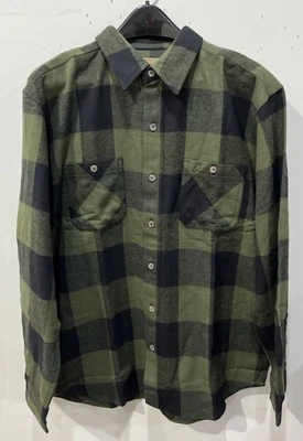 NWOT Schmidt Men’s Workwear 100% Cotton Green  Buffalo Plaid Button Shirt Size L - Image 1 of 4