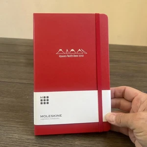Brand New Red Moleskine Legendary Notebook 5" x 8.25" Custom Quora - Picture 1 of 5