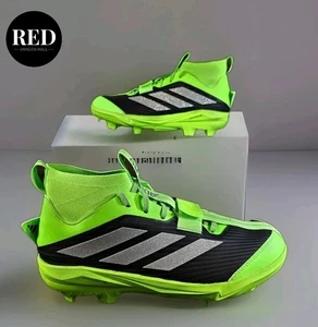 Adidas Adizero Edge+ TPU Baseball Cleats Solar Green IH6139 - Men's Size 12 - Picture 1 of 14