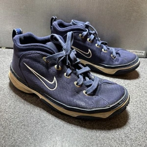Tenis de baloncesto vintage Nike Air 6453 para hombre talla 8 malla azul marino - Imagen 1 de 21