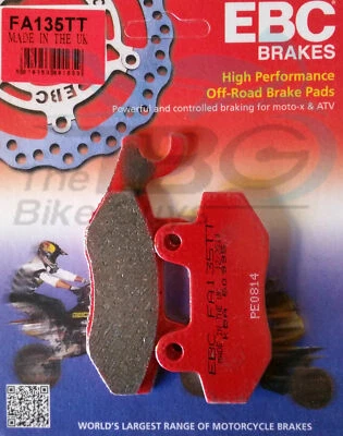 Pastillas de freno delanteras EBC FA135TT para Kawasaki KLX 300 R 2019 2020 Foto 1 de 2