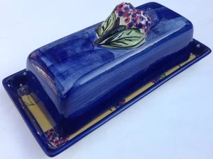 Heather Outlaw Kurpis Tutti Frutti The Essex Collection Butter Dish Very Rare - Picture 1 of 12