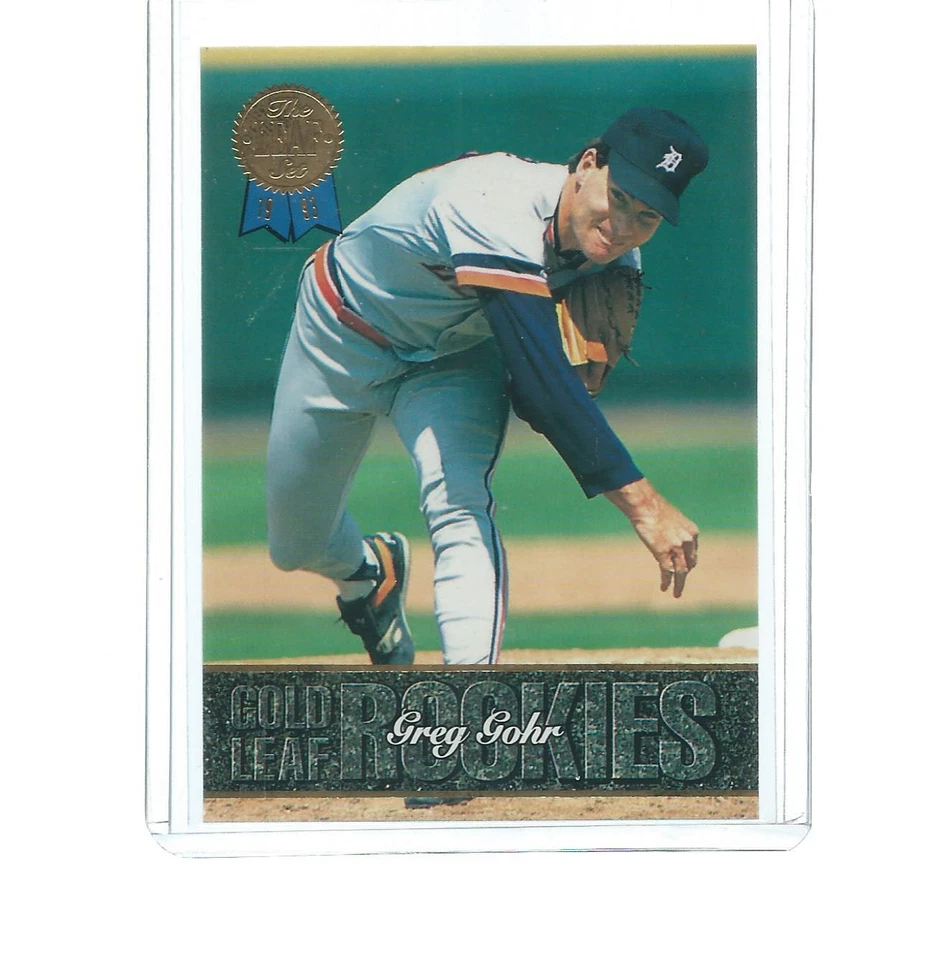 1993 LEAF GOLD LEAF ROOKIES SERIES 1 GREG GOHR #6 - Image 1 of 1