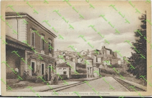 PA-704-GIBELLINA SICILIA TRAPANI-STAZIONE  PAESAGGIO ANIMATA 1933 - Picture 1 of 2