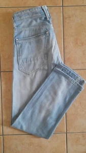 Jean bleu clair Teddy Smith slim W30 L34 en très bon état - Imagen 1 de 8