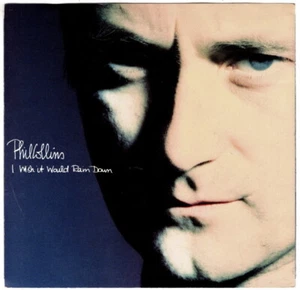 Phil Collins I Wish It Would Rain Down. Atlantic 7" 45 RPM Single, 1990 - Picture 1 of 2