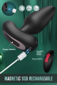 #1 Vibrador de próstata, tapón con control remoto, juguete sexual para pareja - Picture 1 of 6