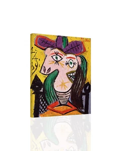 Picasso Dora Maar With Hat - CANVAS OR PRINT WALL ART - Picture 1 of 2