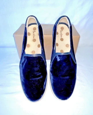 Мокасины без шнуровки Boden Blue Velvet, размер 40 (размер США 9), отличные! - Изображение 1 из 4
