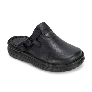Sawyer - Leather Clog-Toe Sandal | Black - Picture 1 of 9