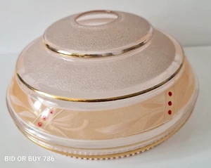 Retro Glass Lamp Ceiling Light Replacement Shade New Old Stock - Picture 1 of 5