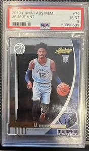 2019 Panini Absolute Memorbilia #72 Ja Morant RC rookie PSA 9 - Picture 1 of 2